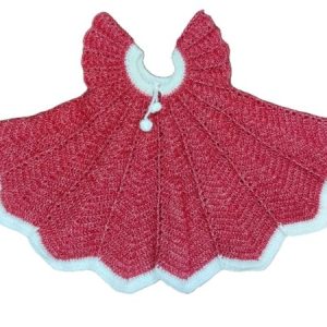 Crochet Baby Dress - Red
